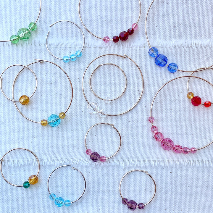 Custom Bead Hoops 23mm